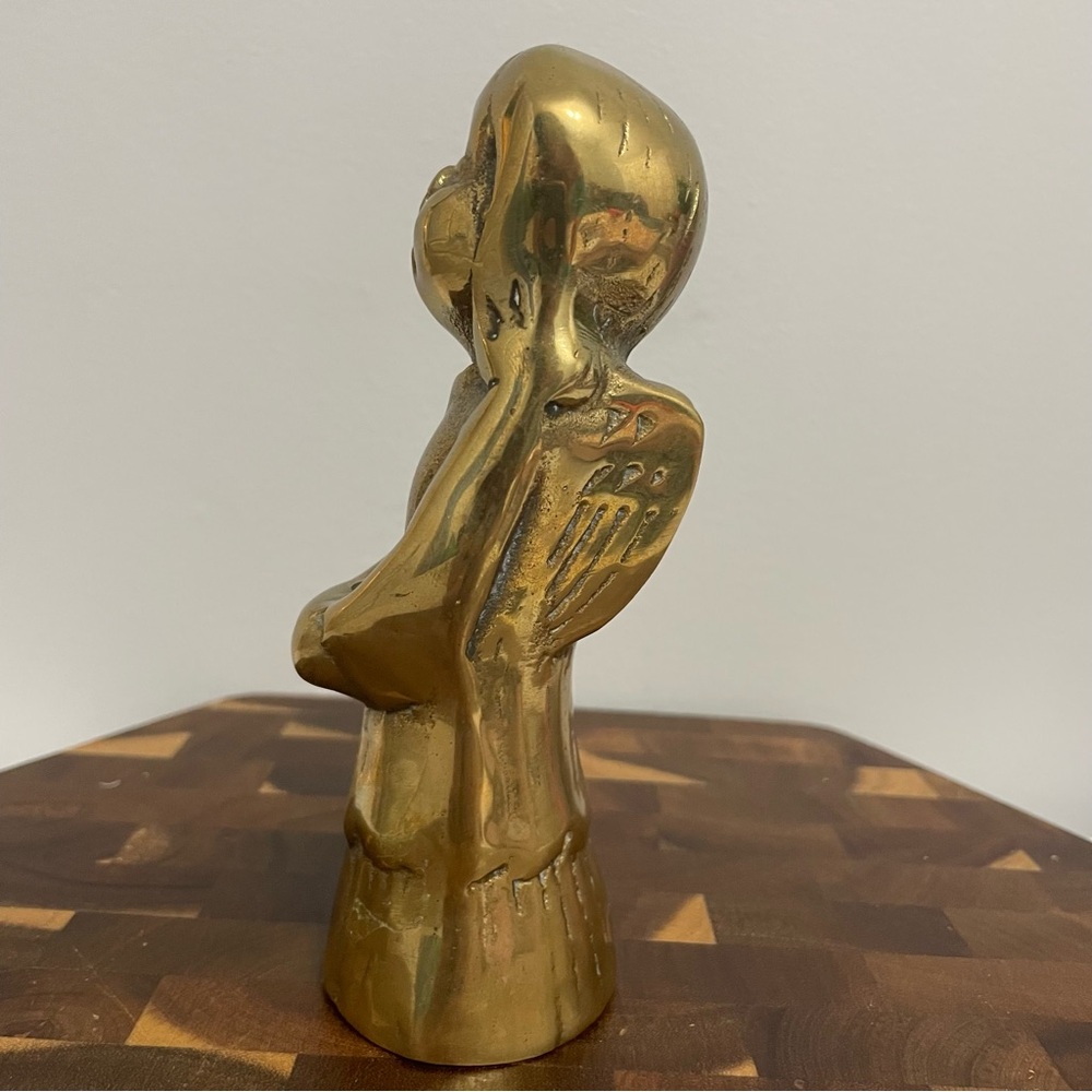 Brass 6’ Child Caroler Candle Holder - Picture 6 of 11